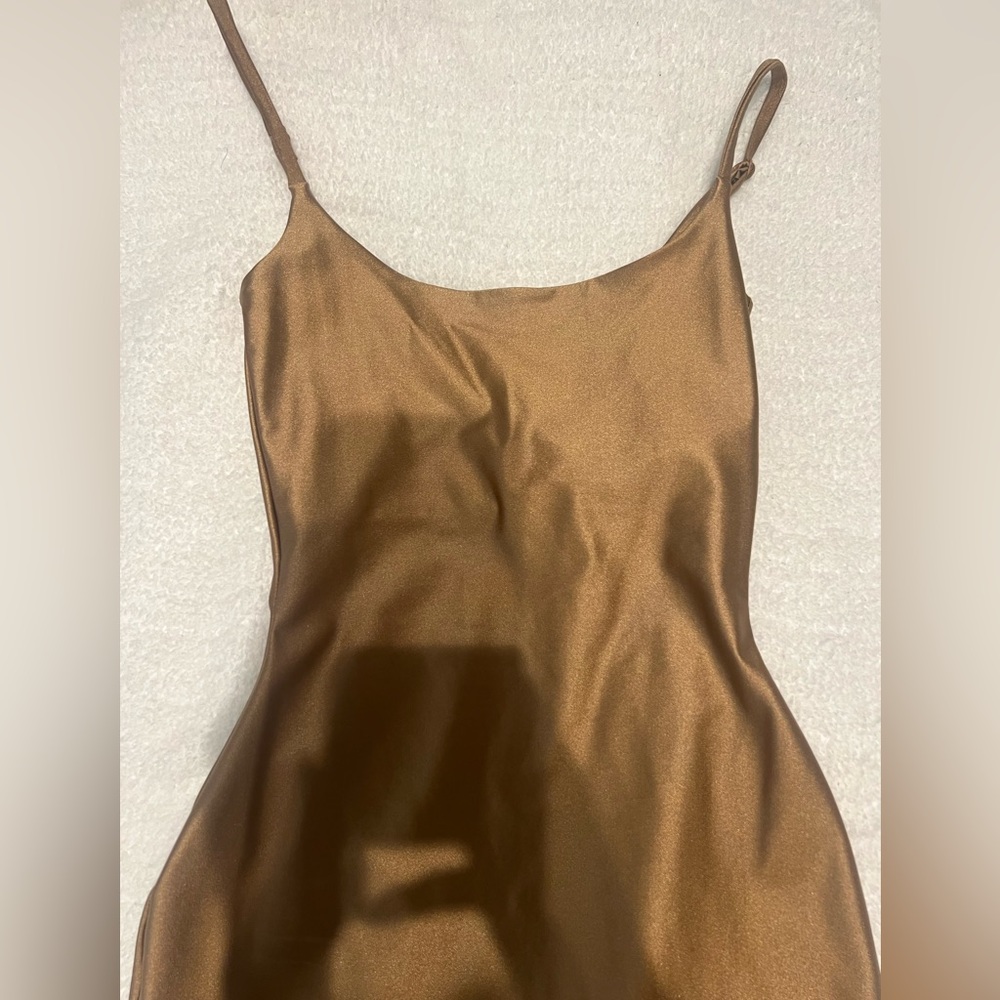 Skims Shine Jersey Mini Dress